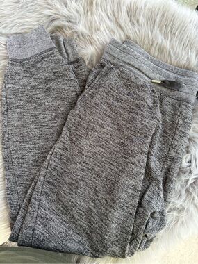 Women’s Gray Heather Knit Jogger Pants